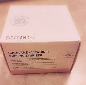 Biossance Rose moisturizer Vitamin C